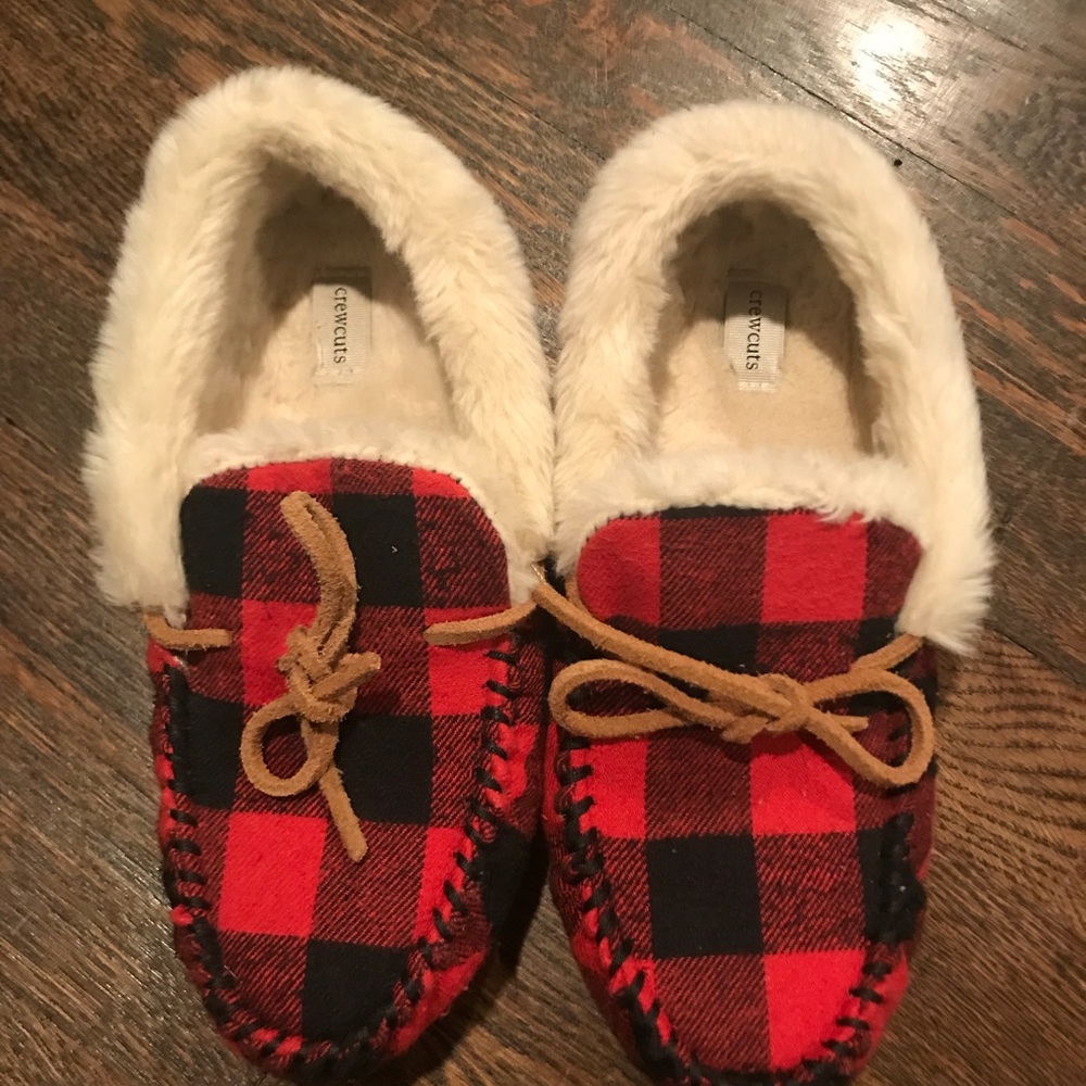 Jcrew Crewcuts Flannel Slippers Unisex